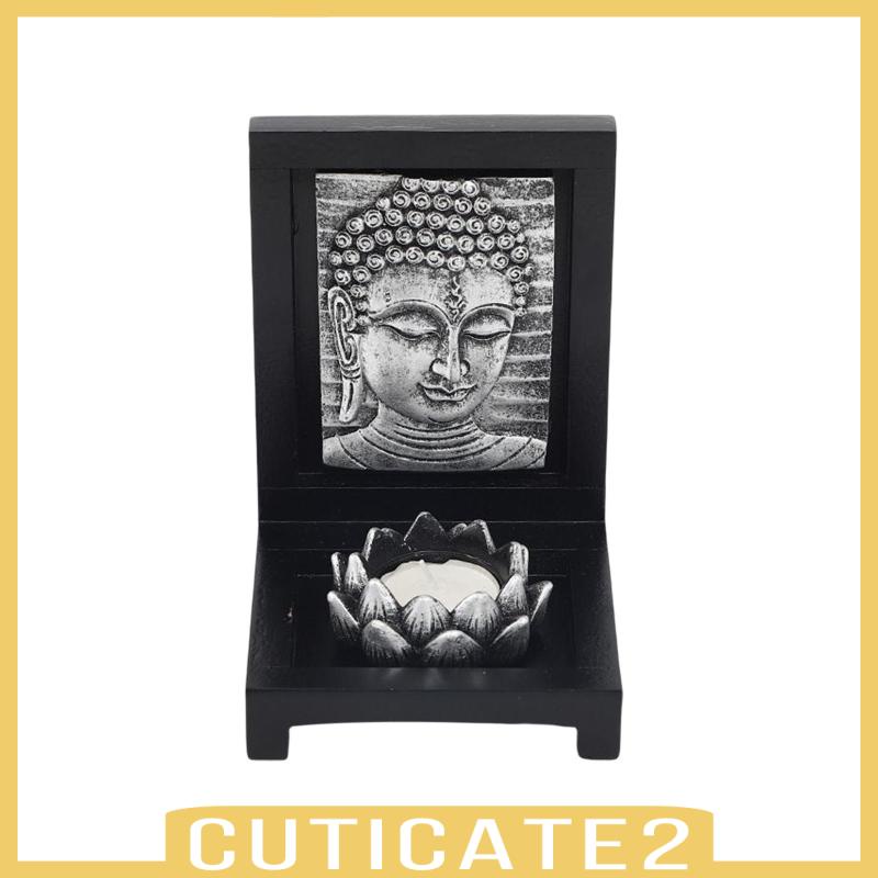 Giá Đỡ Nến Hình Mặt Phật Trang Trí Sân Vườn