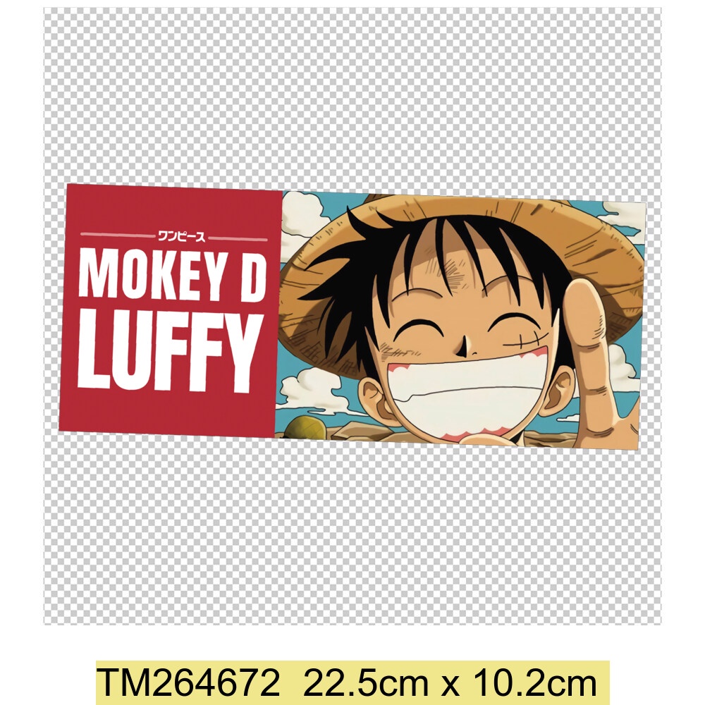 One Miếng Dán Ủi Quần Áo In Hình luffy Hoạt Hình Nhật Bản