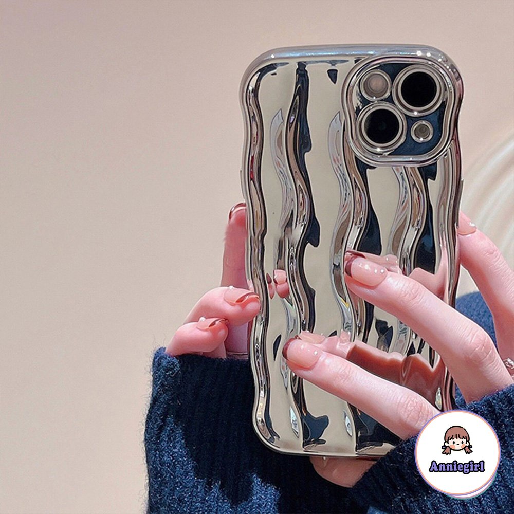 Ốp Điện Thoại TPU Mềm Mạ Điện Họa Tiết Trái Tim 3D Sang Trọng Cho IPhone 11 IPhone 14 Pro Max 13 12 11 Pro Max