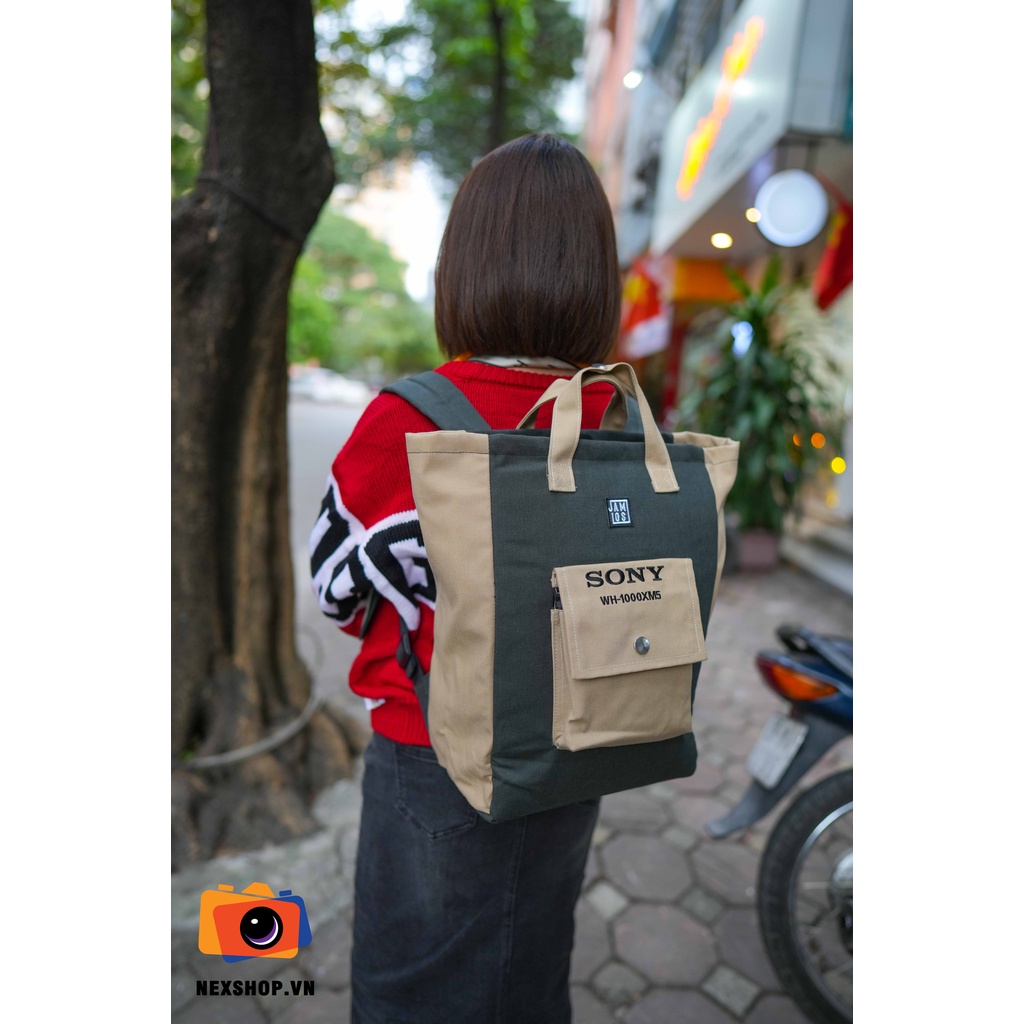 Balo vải Canvas - Jamlos x Sony WH-1000XM5