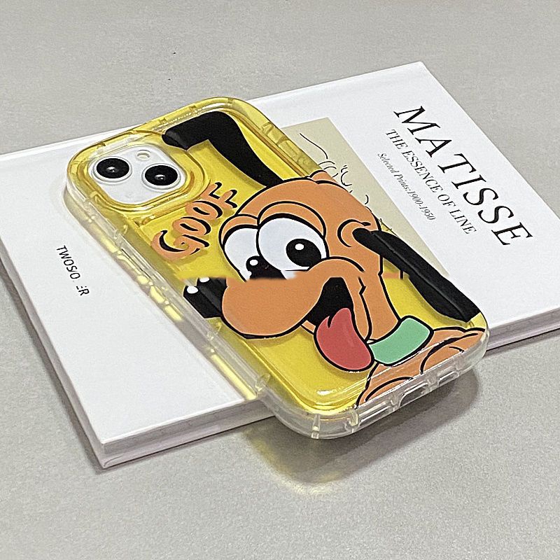 Ốp Điện Thoại Silicon TPU Mềm Trong Suốt In Hình Chú Cún Dễ Thương Cho IPhone 14 13 11 12 Pro XS Max X XR 7 8 Plus
