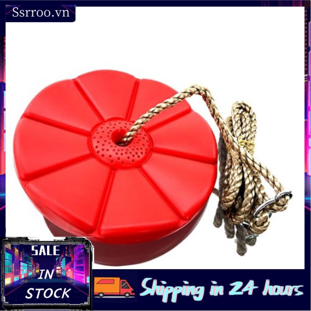 Ssrroo Disc Rope Swing Train Balance Disc Swing Fun Heavy Duty for Playground Accessories