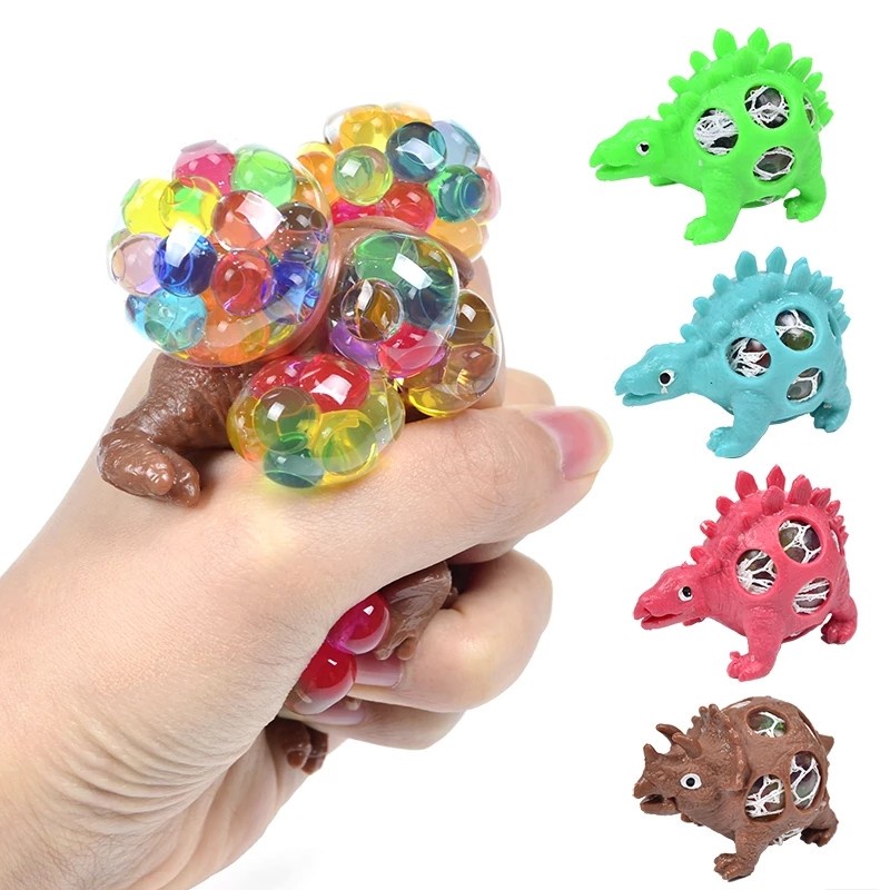 Set 3 Đồ Chơi Squishy Hình Khủng Long Giúp Giảm Căng Thẳng