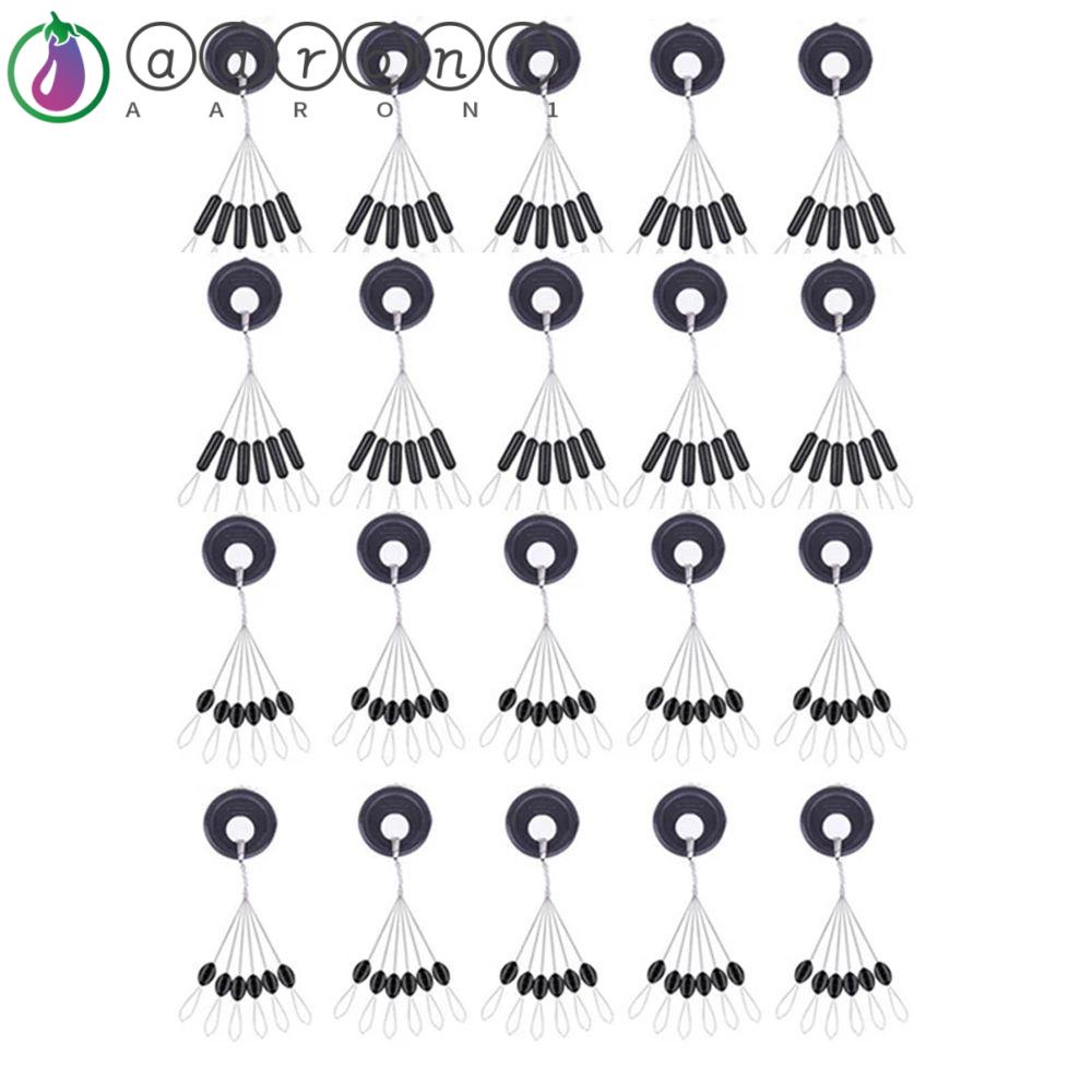 Set 600 phao câu cá bằng cao su chuyên dụng AARON1