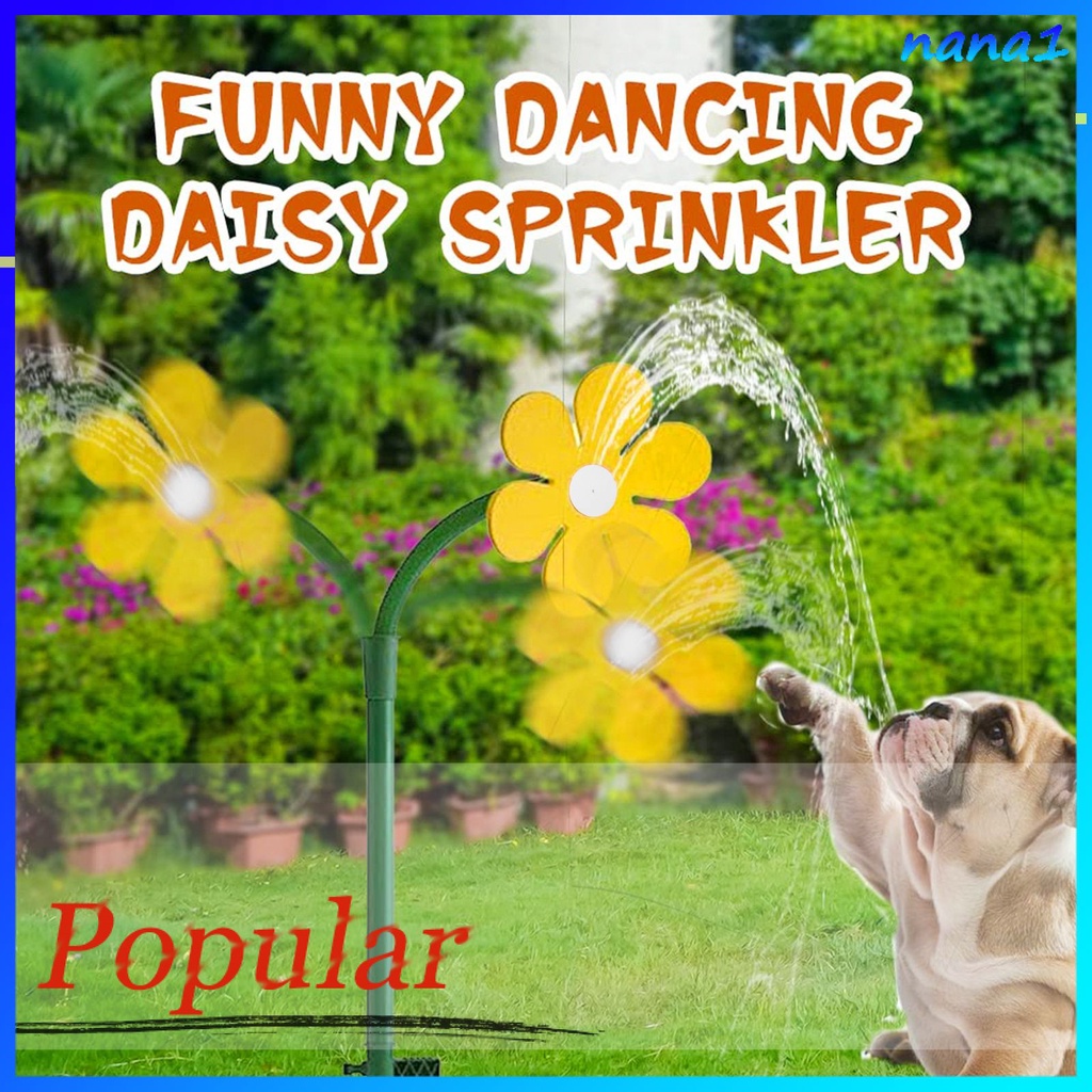 Vòi Phun Nước Hình Bông Hoa Nhiều Màu Sắc Dễ Thương Vui Nhộn Trang Trí Sân Vườn