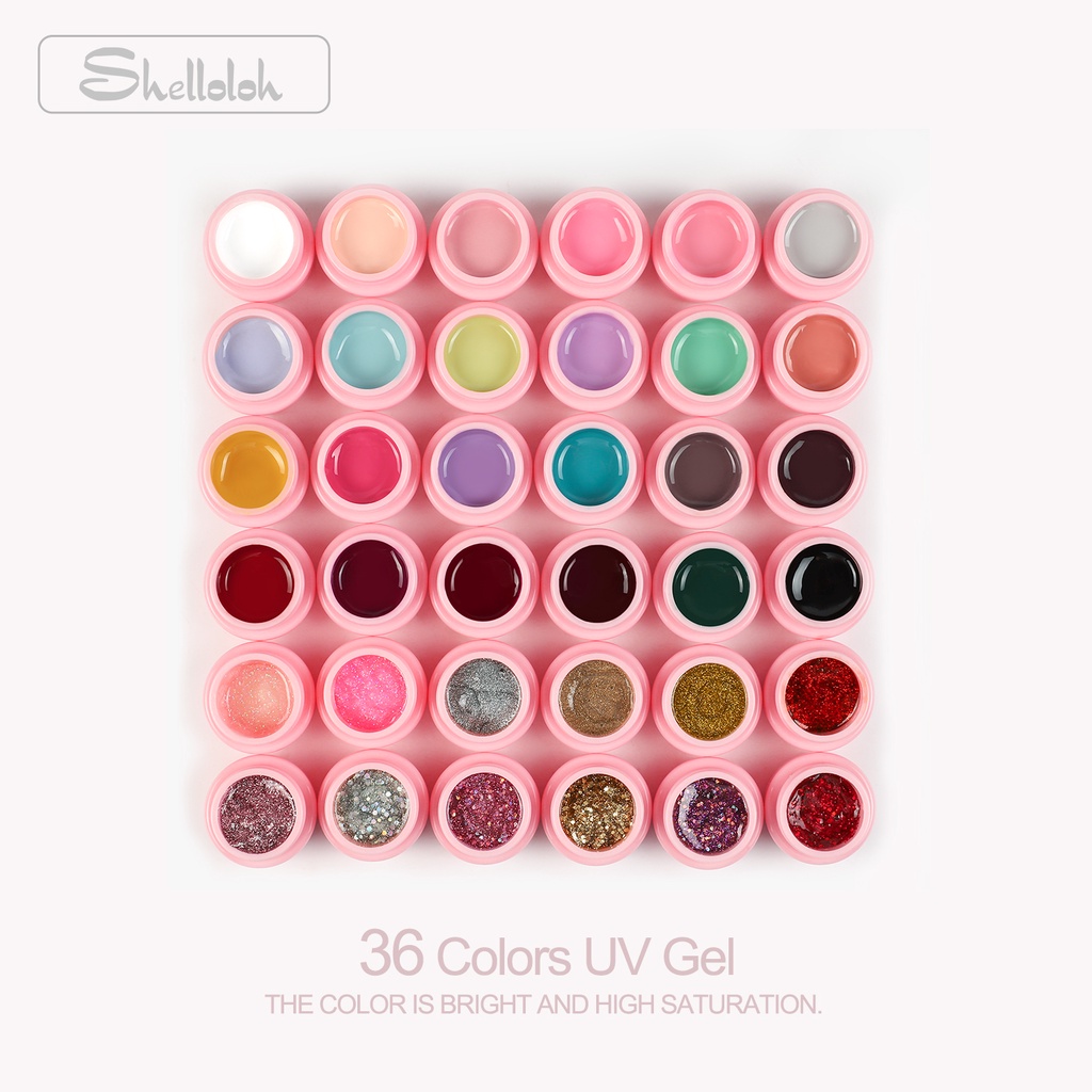Sơn Móng Tay Gel UV SHELLOLOH 5ml Nhiều Màu Sắc Thời Trang