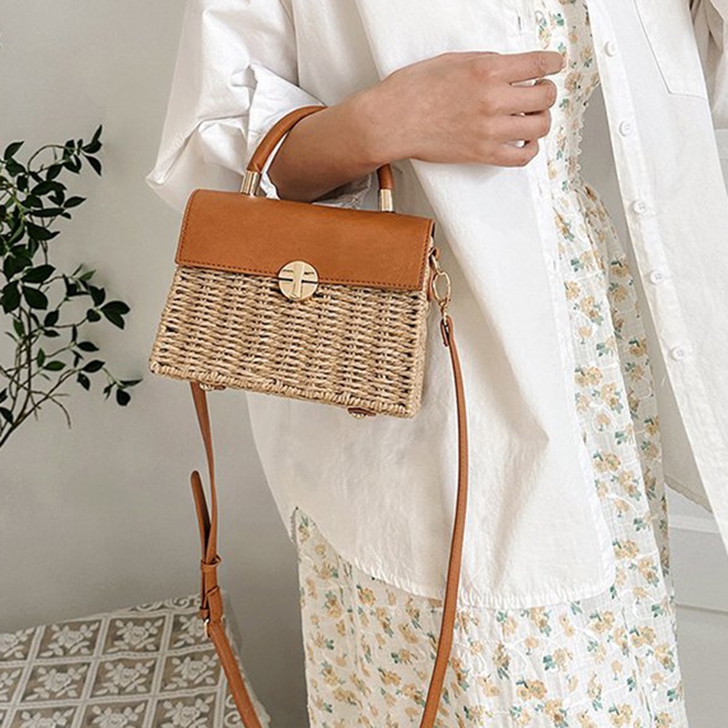 Túi Đeo Chéo Vải Dệt Màu Sắc Thời Trang Dành Cho Nữ