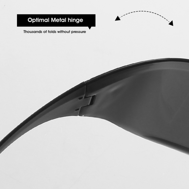 Kính Mát Thể Thao Không Gọng Chống Gió Oversized Cho Nam Nữ