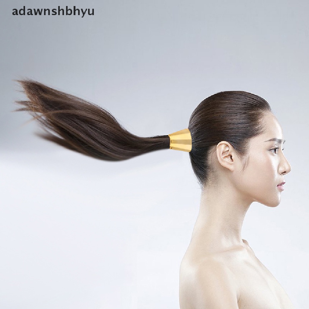 1 Dây Cột Tóc Đuôi Ngựa Bằng Hợp Kim Mạ Màu Phong Cách Punk Cho Nữ