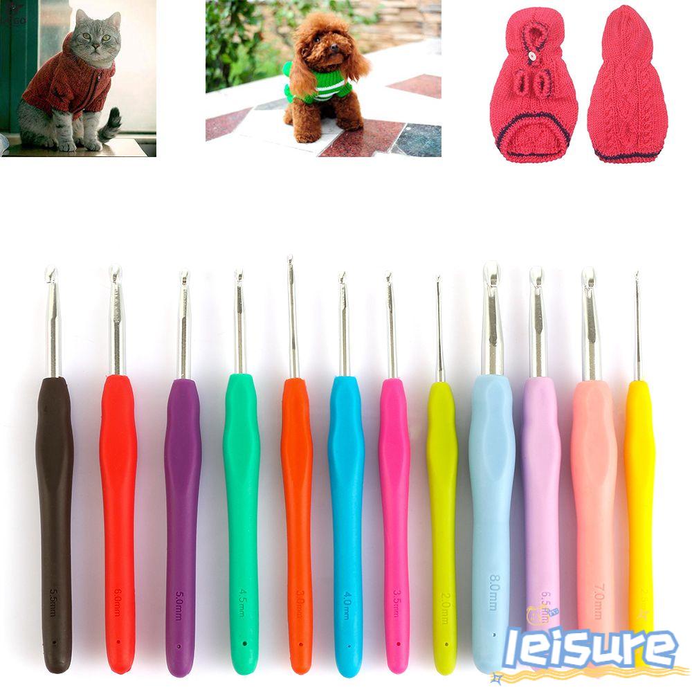Kim đan len 2.0-10mm làm từ nhôm có tay cầm sử dụng tiện lợi DIY Daphne