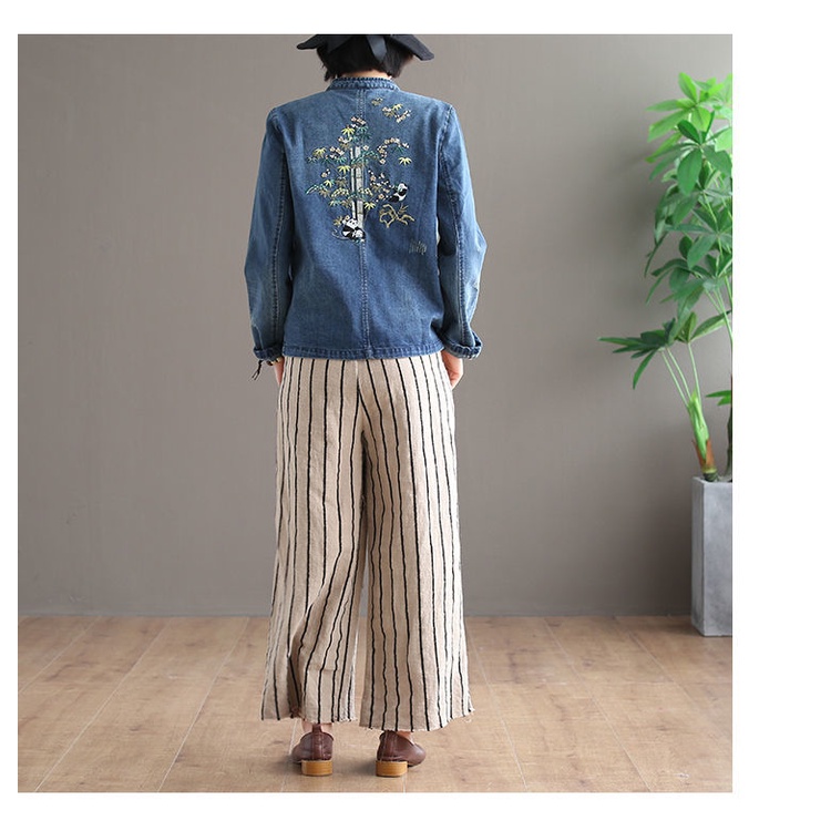 Áo Sơ Mi Phối Khóa Đĩa Phong Cách Cao Bồi Thời Trang Xuân Hè Cá Tính