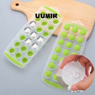 UUMIR Khay làm đá bi hình tròn có 21 ngăn tiện lợi