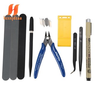 Gundam Modeler Basic Tools Craft Set For Car Model Building Kit NEW