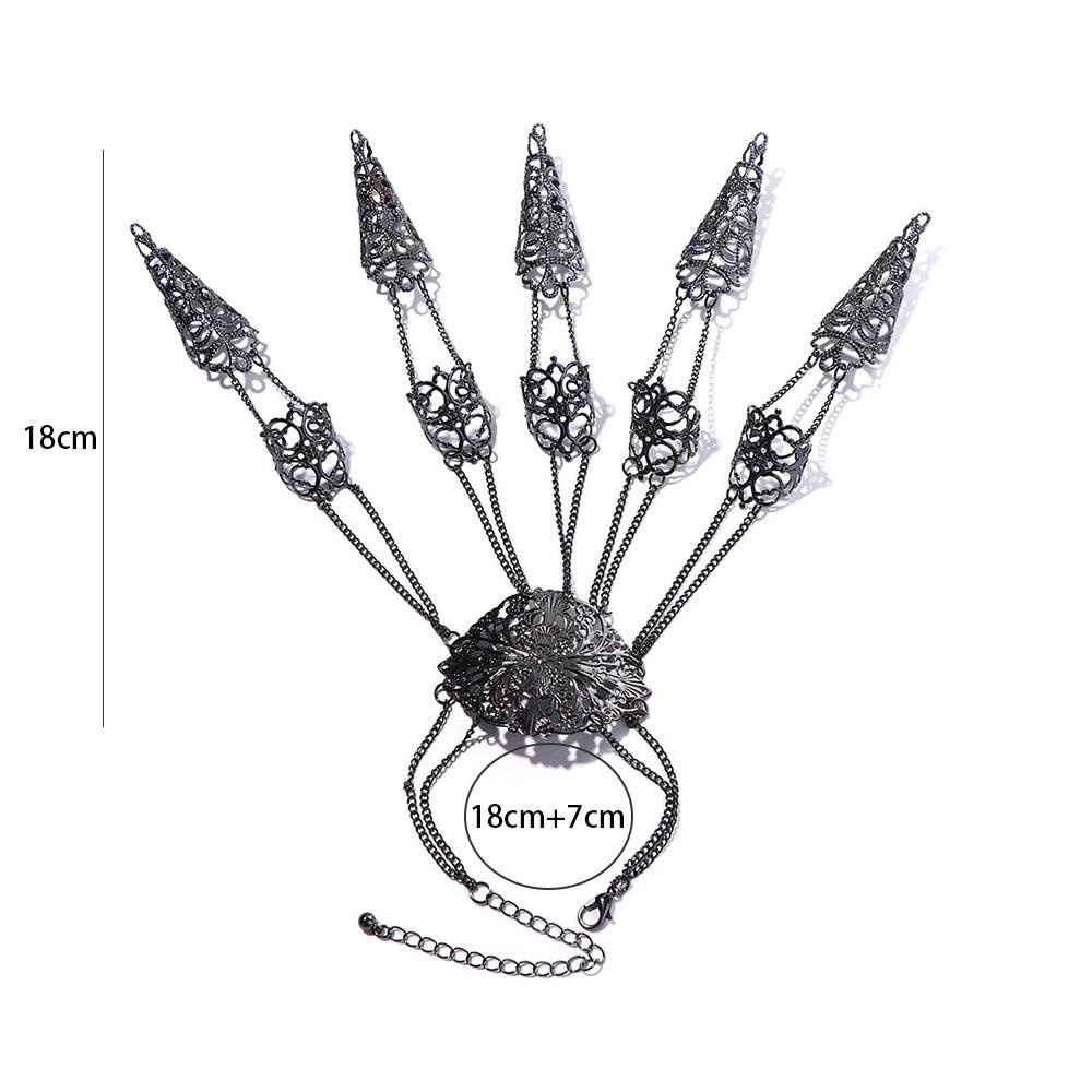 Bộ Trang Sức Nhẫn Đeo Ngón Tay Phong Cách Baroque Hàn Quốc