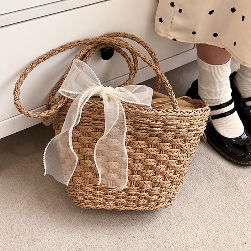 Túi Đeo Vai Dây Rút Phong Cách retro Đơn Giản Thời Trang Cho Nữ