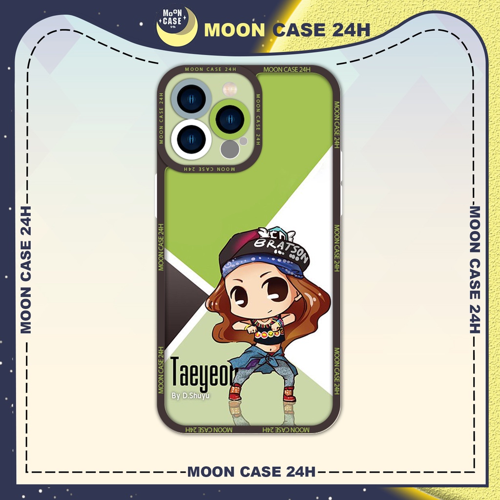 Ốp lưng iphone MOON CASE 24H Kpop Ca Sĩ Taeyeon Chibi Nhảy SNSD Fanart ip 8/x/xs/xs max/11/12/13/14pro/plus/promax