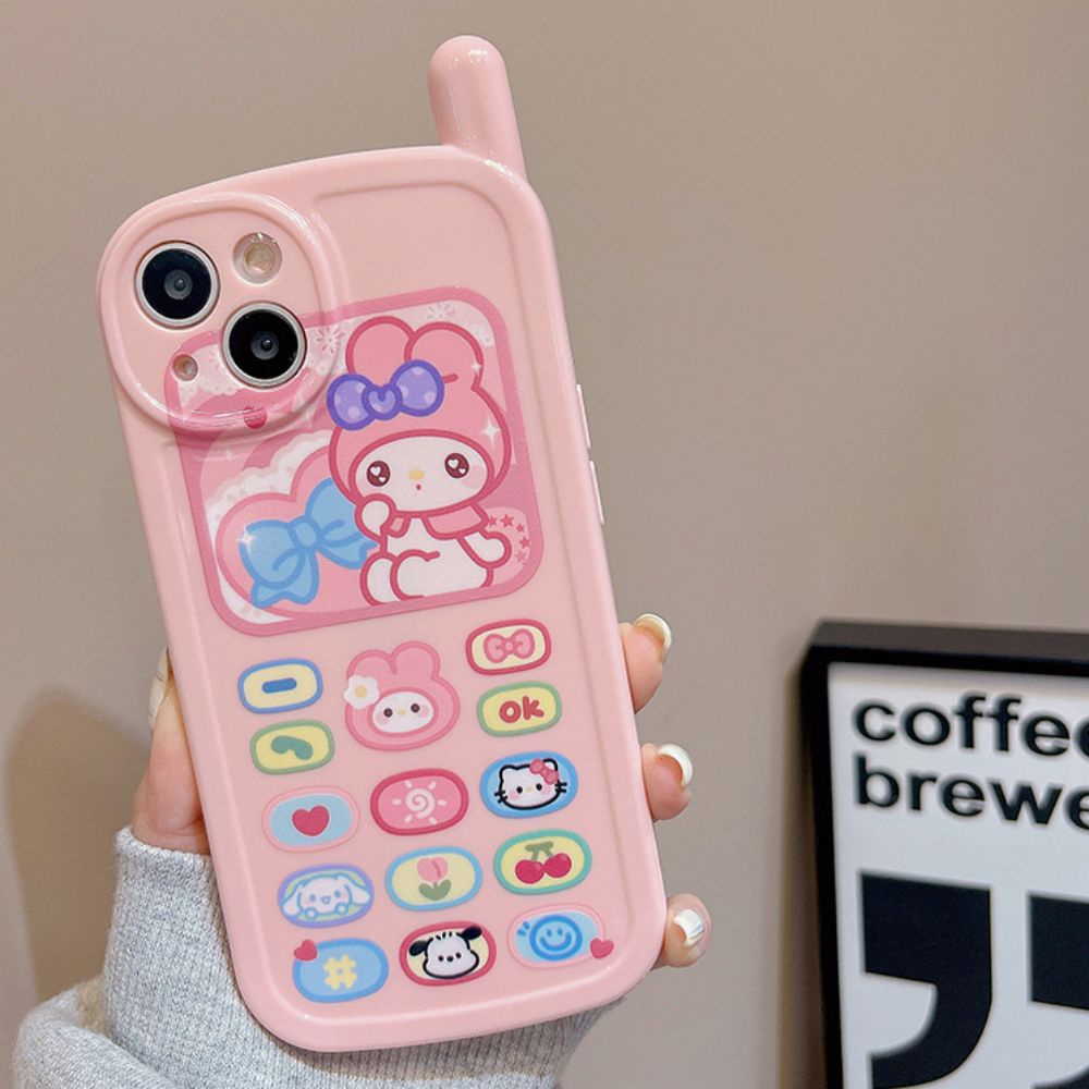 Ốp Điện Thoại TPU Dẻo Họa Tiết Hoạt Hình Melody 3D Dễ Thương Chống Bụi Bẩn / Rơi Cho IPhone 11 12 13 14 Pro Max