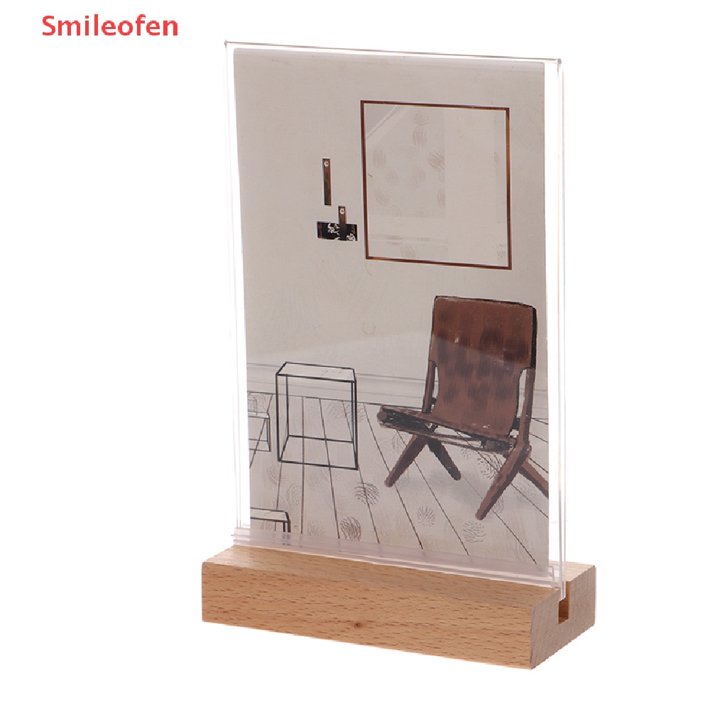 Bộ Thẻ Ảnh Bằng Acrylic Hình Mặt Cười Dễ Thương Xinh Xắn