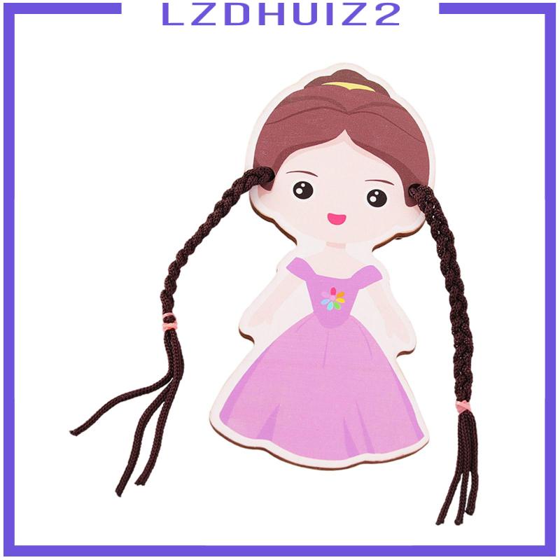 Bảng Luyện Tập Thắt Bím Tóc [Lzdhuiz] Đồ Chơi Luyện Tập Bện Dây