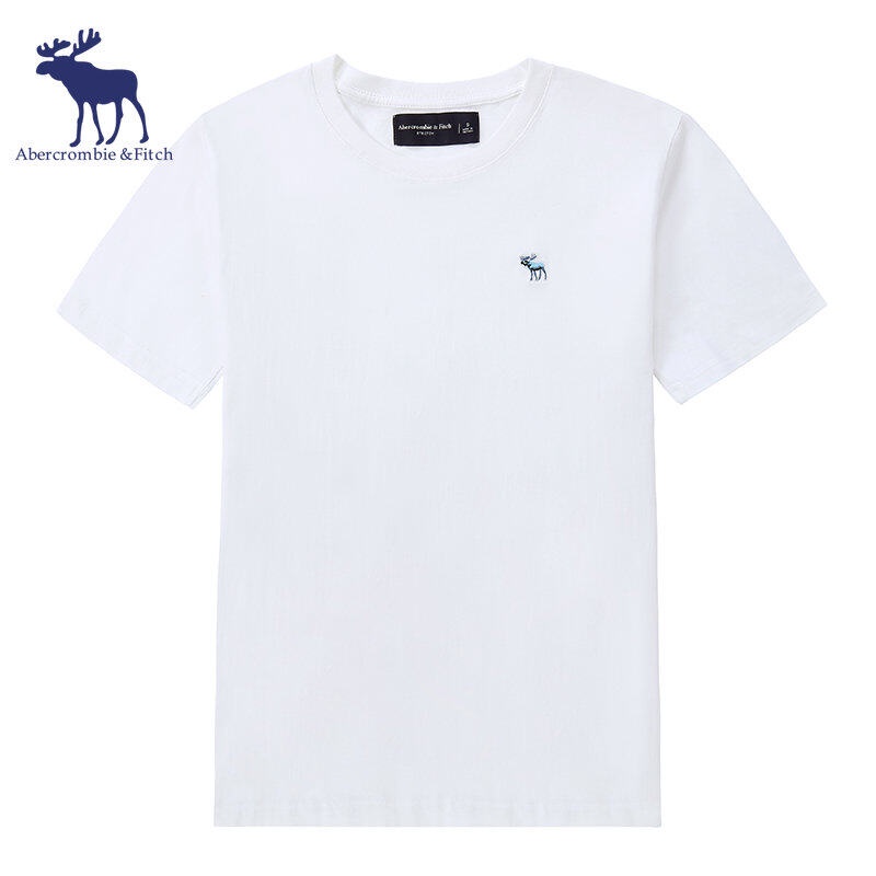 Áo Thun Tay Ngắn Cổ Tròn In Chữ Abercrombie & Fitchs Thời Trang 2023 Cho Nam
