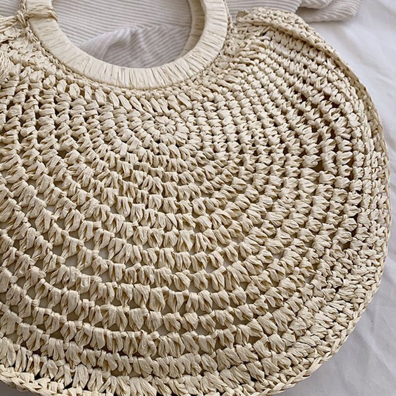 Túi Xách Tay Bằng Rơm Thời Trang Sức Chứa Lớn Cho Nữ