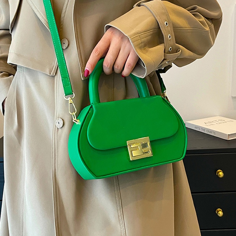 Túi Đeo Chéo Màu Kẹo Đơn Giản Cá Tính Thời Trang Cho Nữ