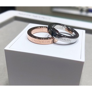 Nhẫn Cặp đôi Calvin Klein Hook Rose Gold Ring - Nhẫn CK Authentic, Thẻ Tag, Bill Check Code