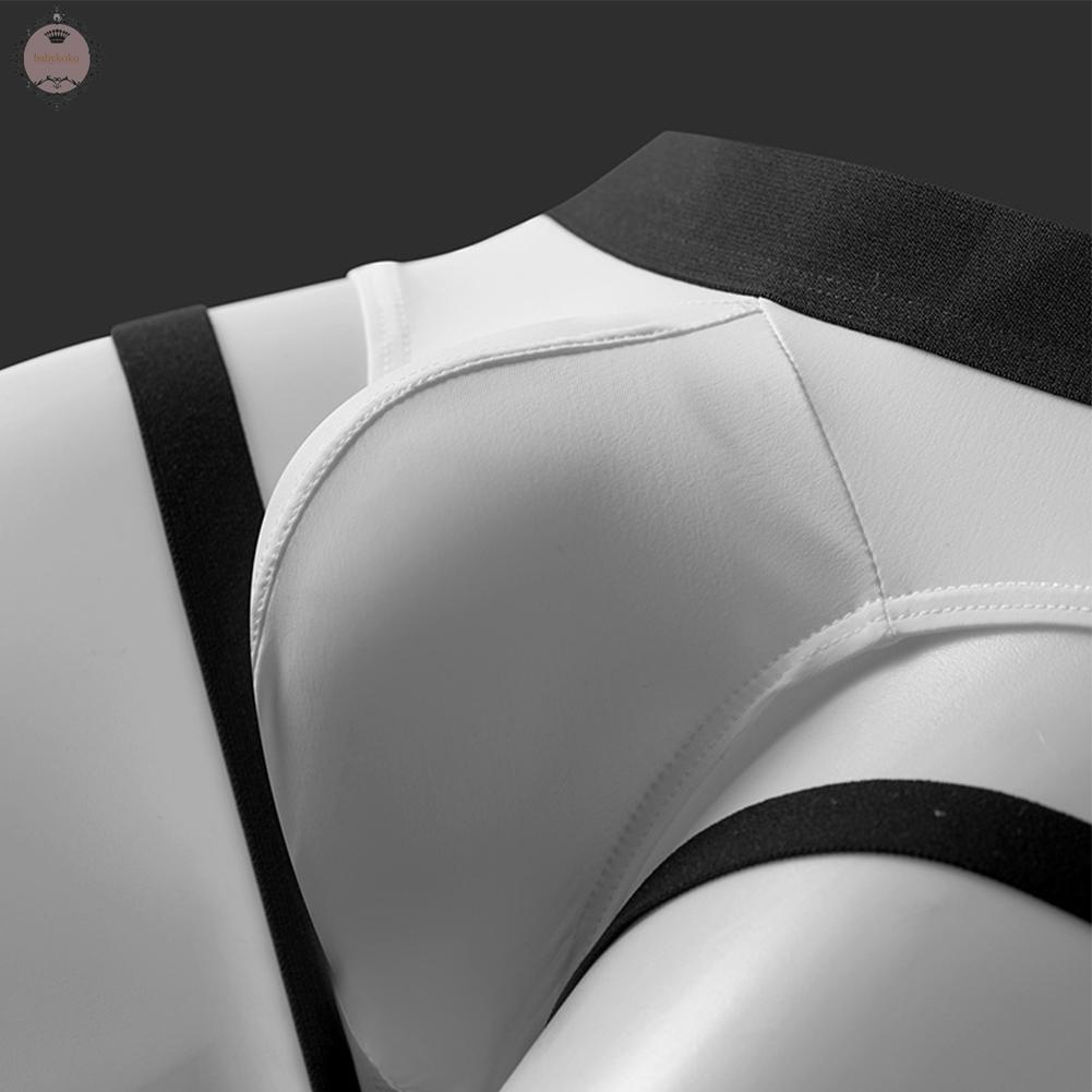 Men\s Jockstrap Breathable Underwear Backless Jockstrap Briefs Underpants Thong Underwear