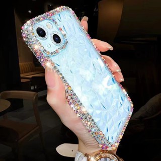 Ốp Điện Thoại TPU Mềm Trong Suốt Đính Đá Lấp Lánh Sang Trọng Cho iPhone 14 13 12 11 Pro Max X XS XR XS Max 7 8 Plus