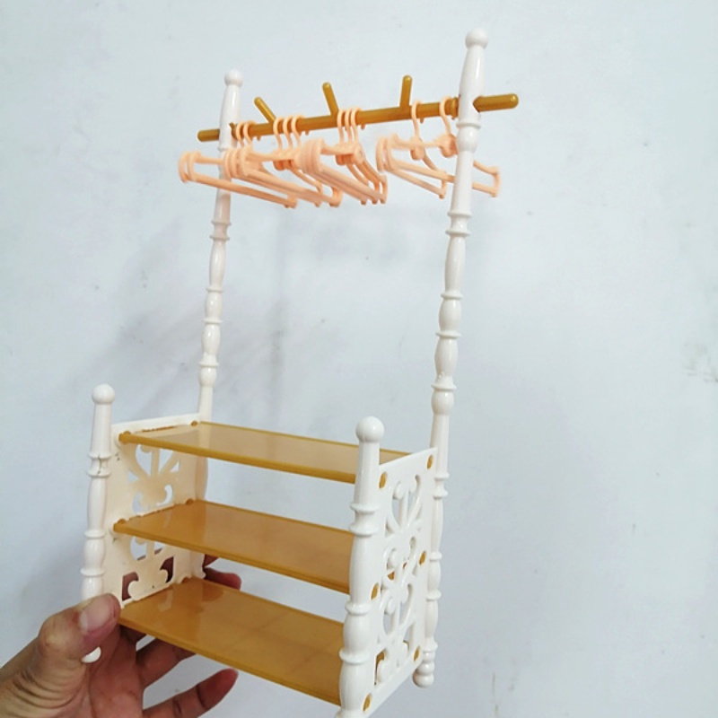 Giá Treo Quần Áo Búp Bê 30Cm Phong Cách Châu Âu