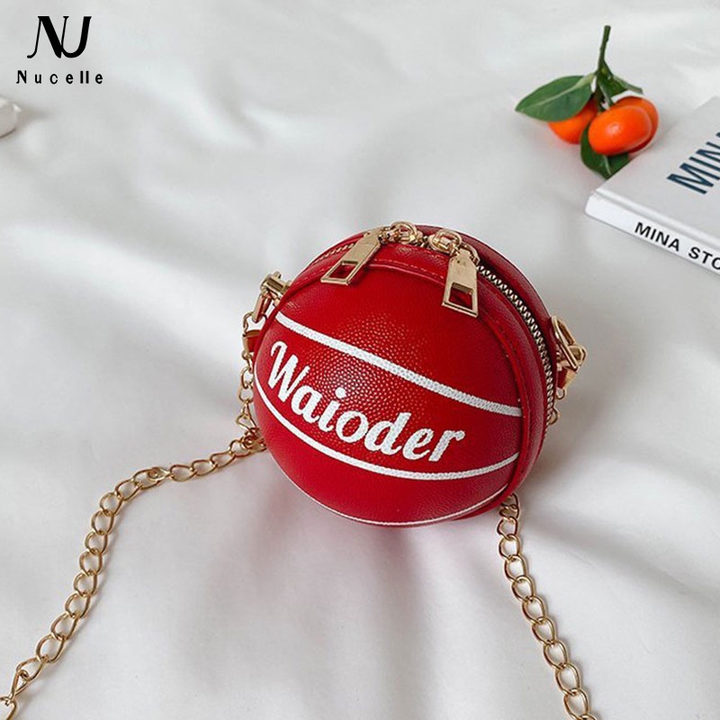 Bololo Túi Đeo Chéo Hình Quả Bóng Rổ Thiết Kế Mới Đáng Yêu Dành Cho Bé Trai Và Bé Gái