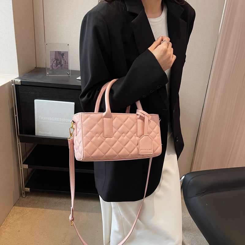 Túi Xách Đeo Chéo Một Bên Vai Hình Thoi Đơn Giản Thời Trang Mới 2023 Phong Cách Retro Phổ Biến Dành Cho Bạn Nữ