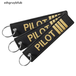 Móc khóa thêu chữ co-pilot độc đáo tiện dụng