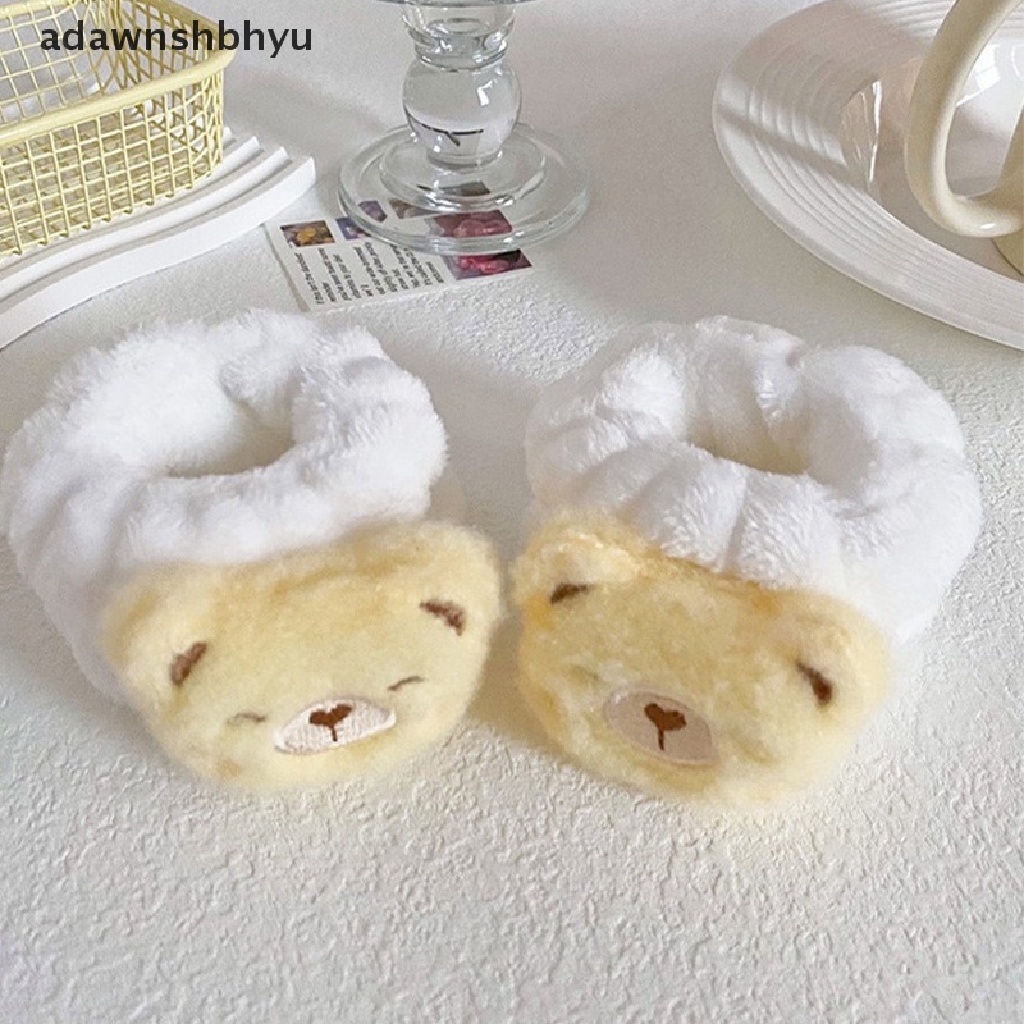 Bộ 2 Băng Đeo Cổ Tay Bằng Lông Cừu Kiểu Hoạt Hình Dễ Thương