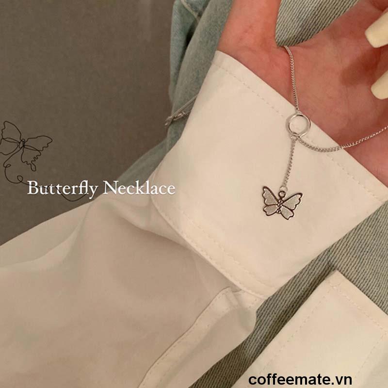 【coffeemate】⚡ Vòng cổ Cổ chuỗi xương cổ cổ nực phụ kiện chuỗi cổ