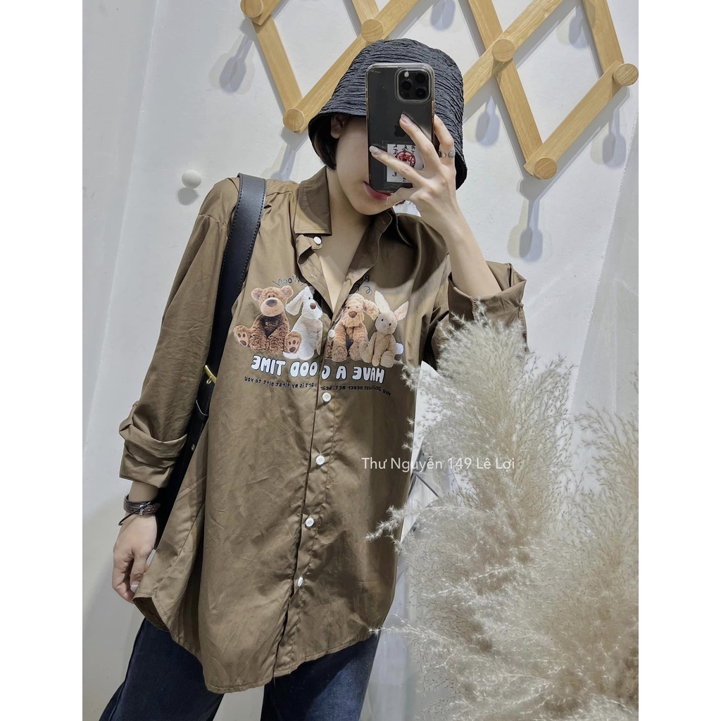 Sơ mi gấu M*I*N xuất dư xịn