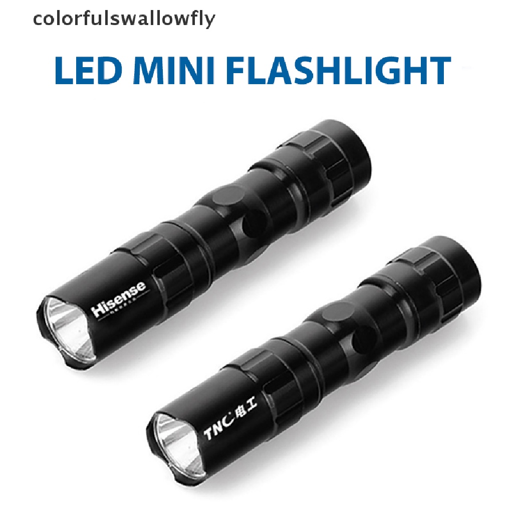 Colorfulswallowfly Mini Led Flashlight Waterproof Lanterna Zoomable For Hung Camp Outdoor Tool CSF