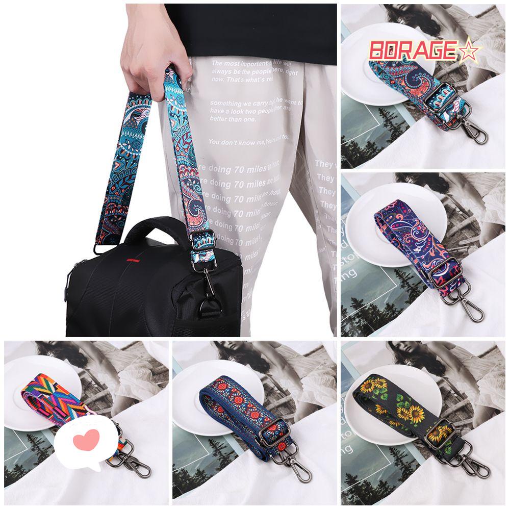 Dây Đeo Túi Xách Bằng Nilon Họa Tiết Thổ Cẩm Nhiều Màu Tùy Chỉnh Tiện Dụng