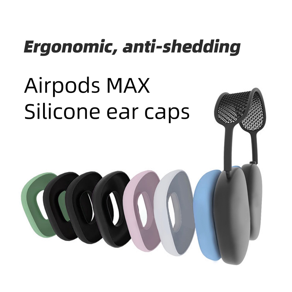 Cặp vỏ bọc đệm chụp tai nghe FONKEN silicone thay thế thích hợp cho Airpods Max
