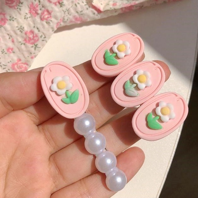 Kẹp Tóc Hình Hoa Hoạt Hình Dễ Thương Cho Nữ