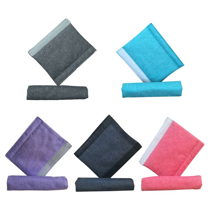 Bộ 2 Vỏ Bọc Tay Cầm Xe Đẩy Em Bé Chất Liệu Cotton Lanh Tiện Dụng