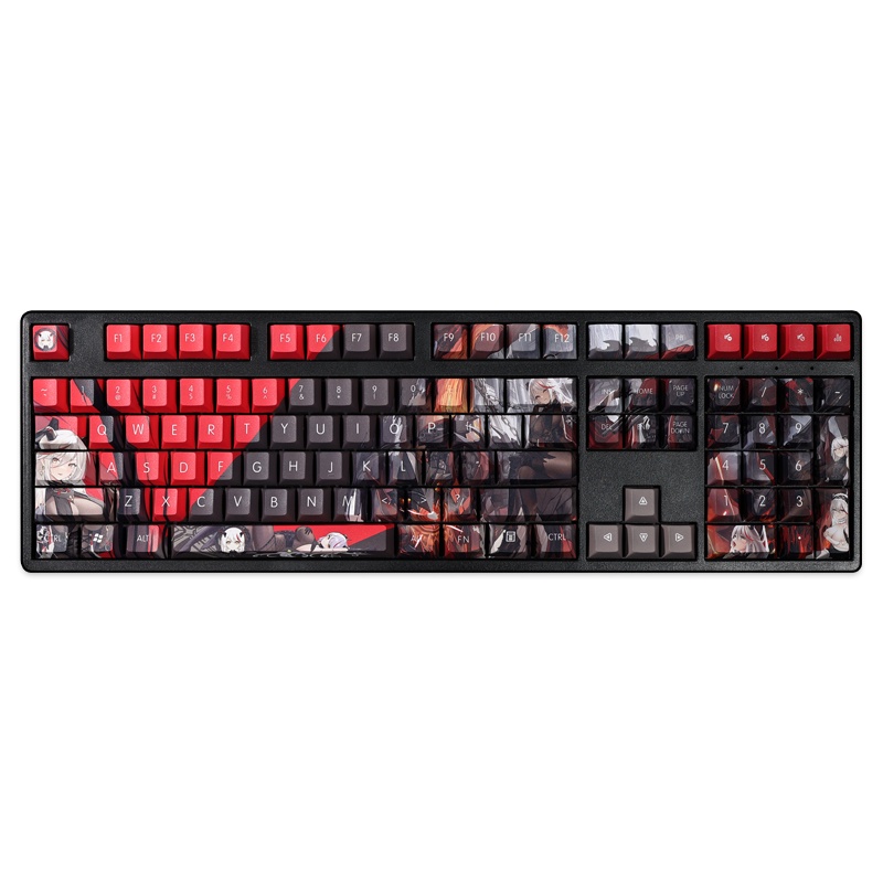 Azur Lane Keycaps Cherry Profile Anime PBT Dye Sub Cơ Keycap