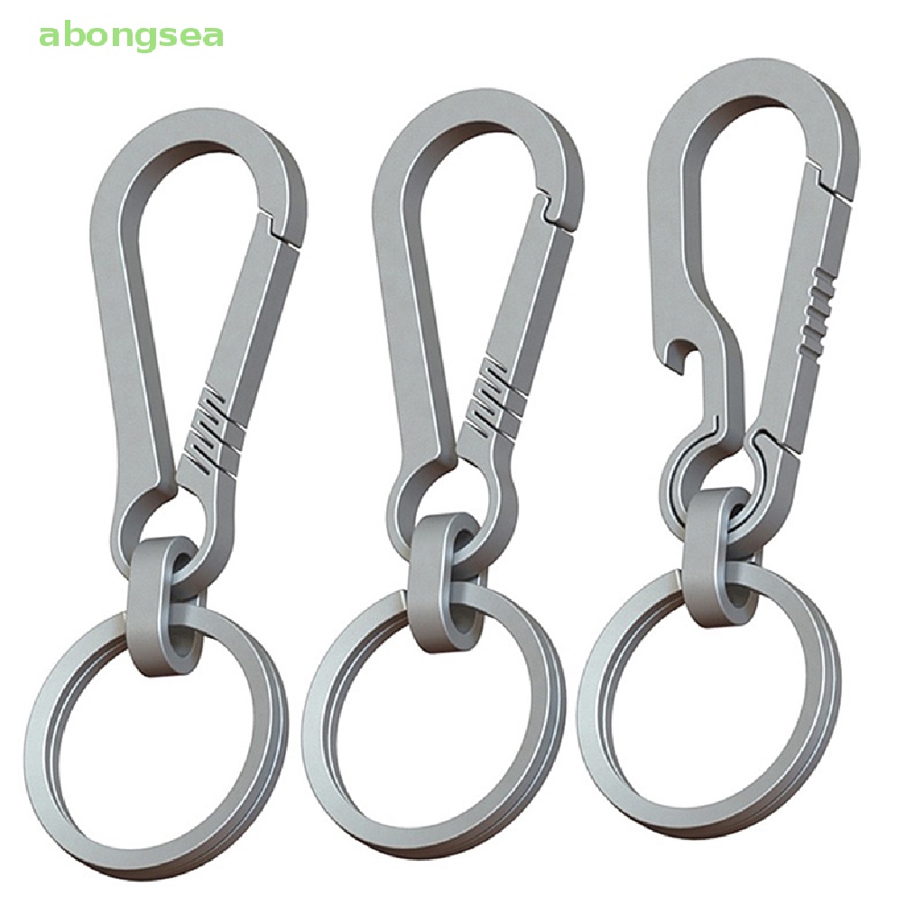 Abongsea Móc Chìa Khóa Bằng Hợp Kim Titan Dùng Làm Quà Tặng Cho Nam