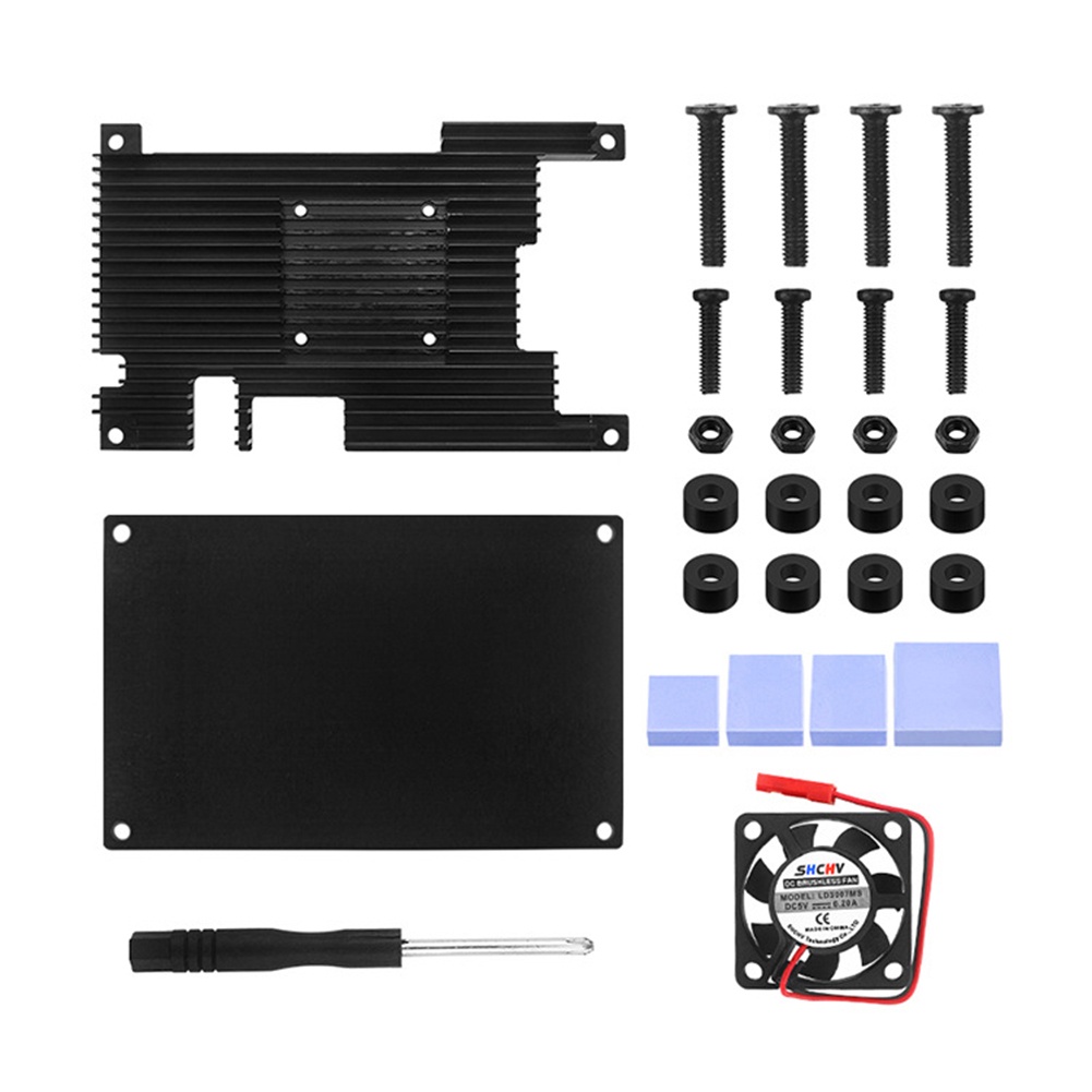 Khung Hợp Kim Nhôm Tản Nhiệt Làm Mát Cho Orange Pi 5