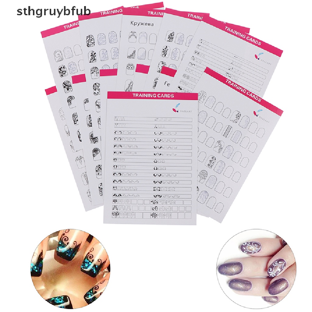 Sách Tập Vẽ Móng Nghệ Thuật 12 Trang STHB