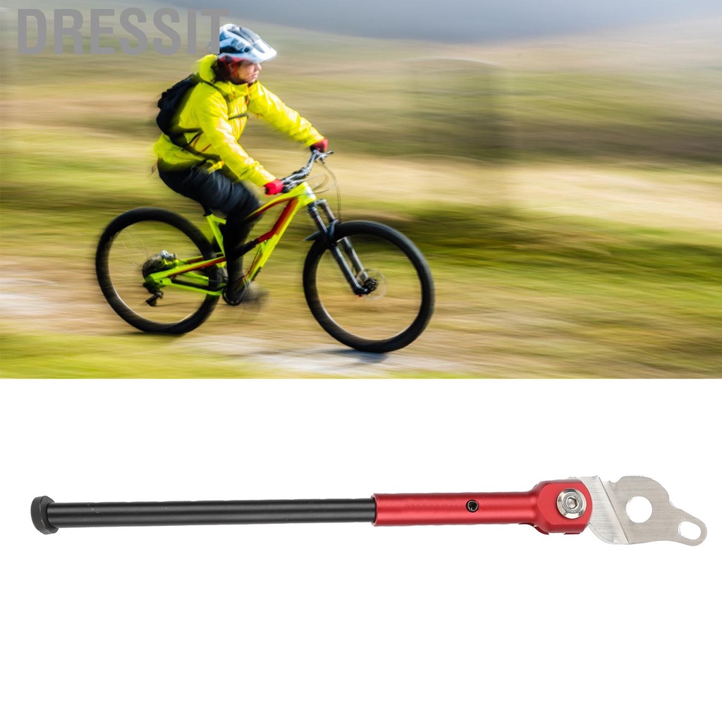 Dressit Bike Kickstand Light Weight Practical Aluminum Alloy Bicycle Replacement Accessory
