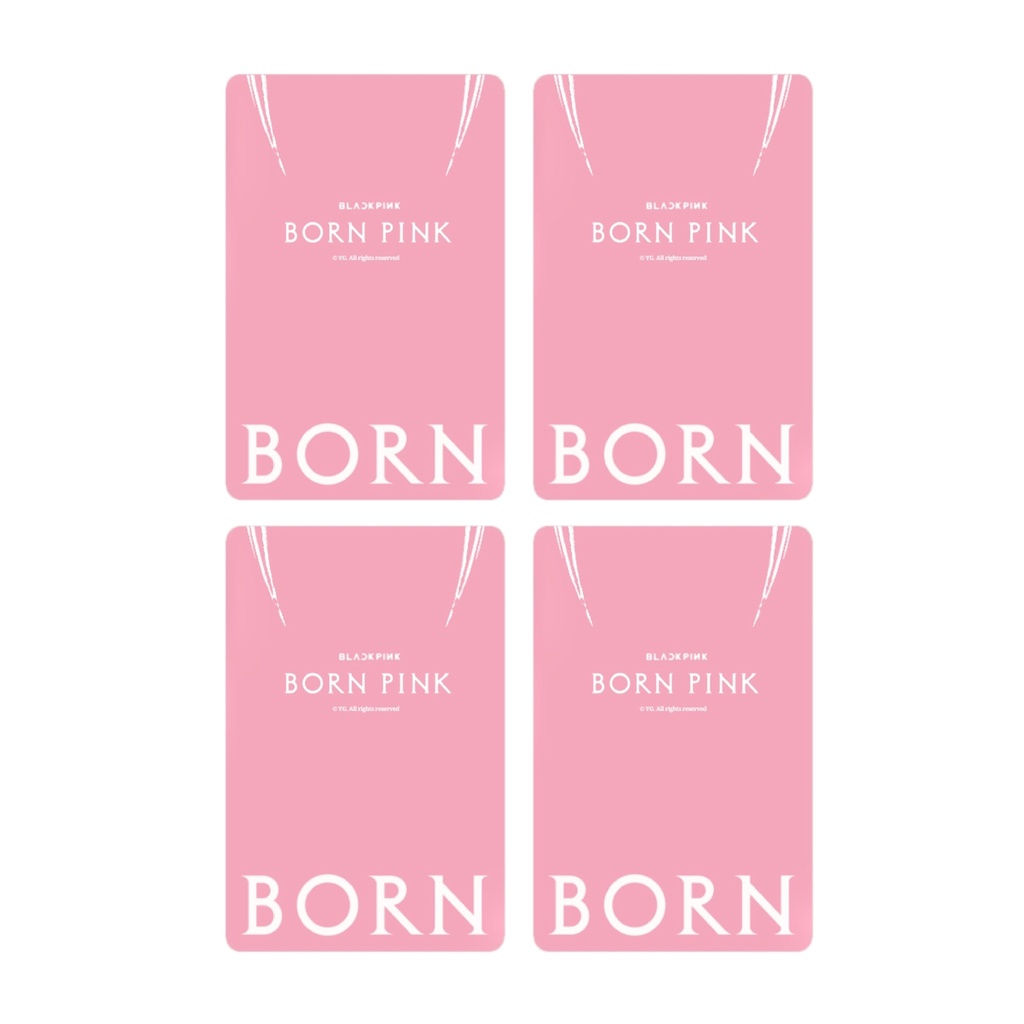 Bộ Thẻ Ảnh Nhóm Nhạc Blackpink Born Pink Loader - - BP Sưu Tầm