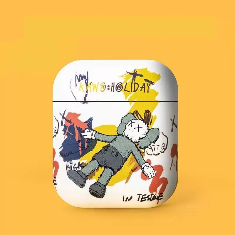 Case Airpods 2, Pro, 3 Ốp Tai Nghe Bluetooth Không Dây Kaws Holiday, Vỏ Bao Nhựa TPU Chống Bám Bẩn Vân Tay - LAG Store