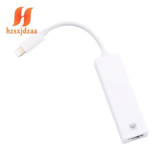 100Mbps Network Cable Adapter For Lightning to RJ45 Ethernet LAN Wired Overseas Travel Compact For iPhone/iPad Series