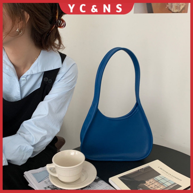 Túi xách màu trơn đơn giản phong cách Hàn Quốc thời trang cho nữ